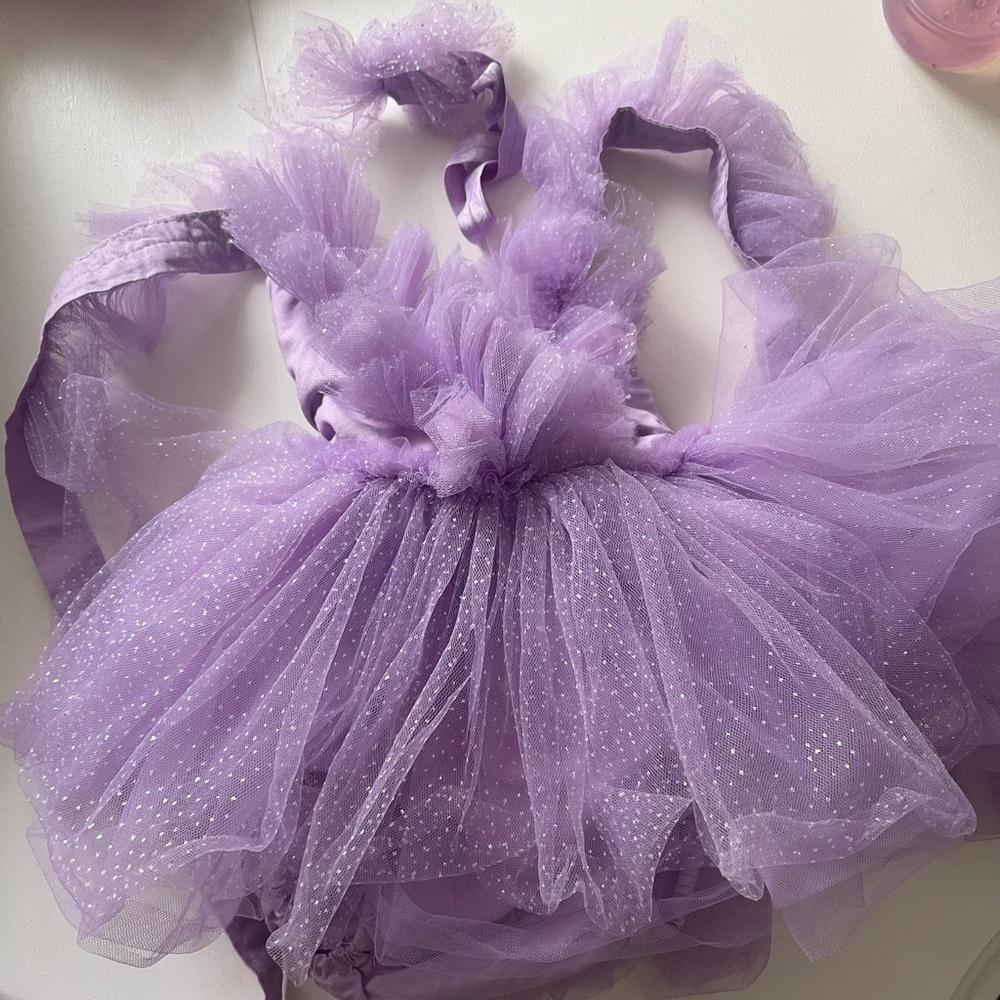 Lavender Sparkle Tulle Dress